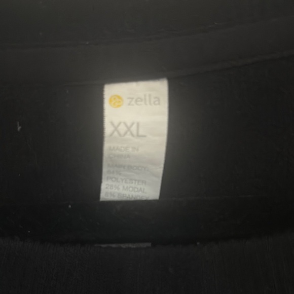 Zella Black XXL Crewneck Top - Picture 2 of 3